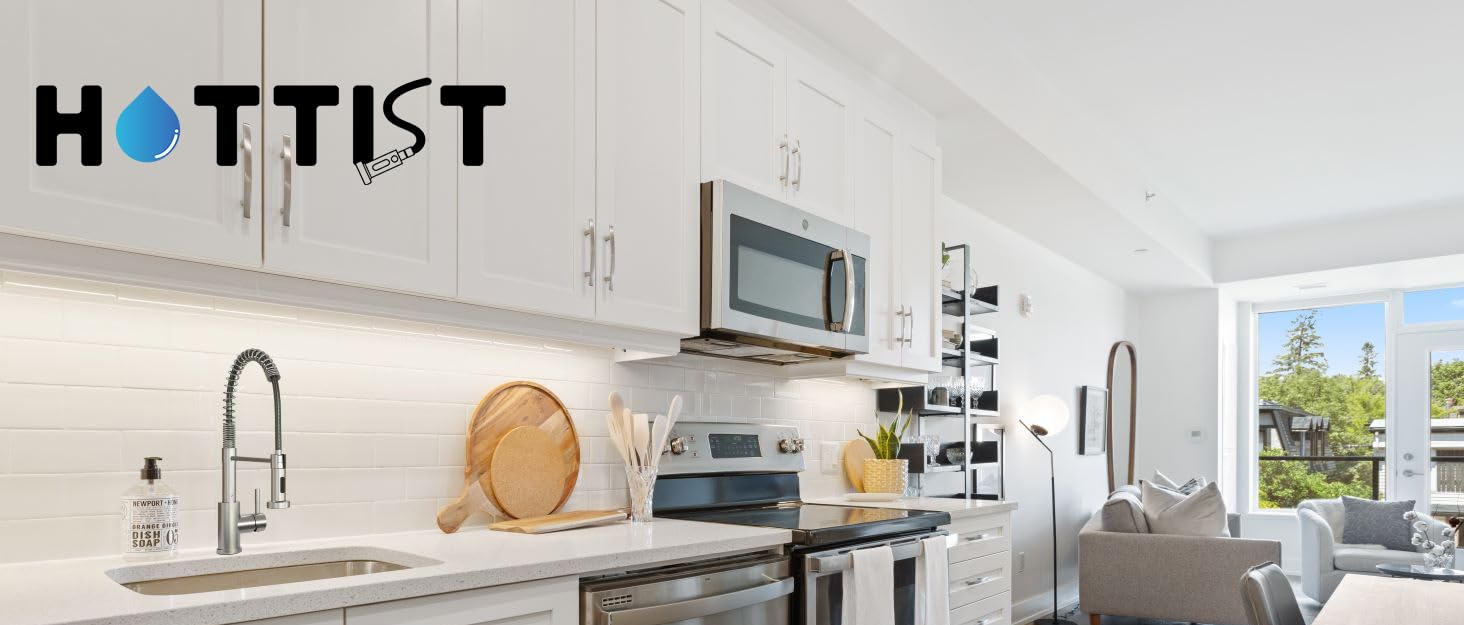 Чорний кухонний змішувач з висувною лійкою, високий поворотний вигин, 2 режими розпилення, нержавіюча сталь, шорстка поверхня