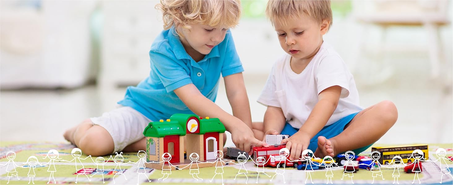 Дитячий килим Paco Home для хлопчиків та дівчаток, 140x200 см, сірий, антиковзкий, сучасний килим в дитячу кімнату