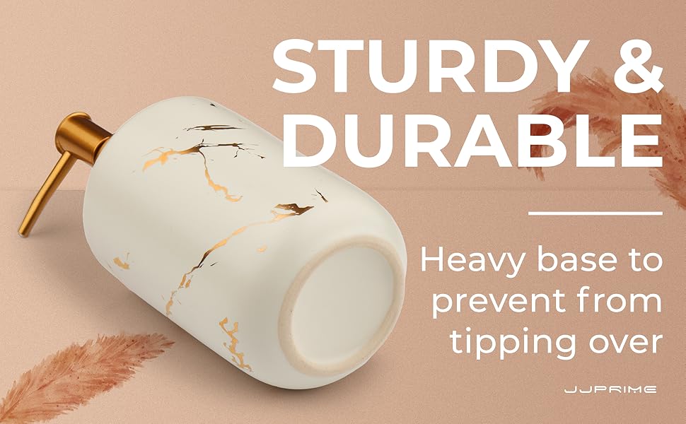 Дозатор для мила JJ PRIME, 400 мл, чорний, кераміка, для кухні та ванної кімнати