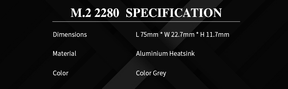 Радіатор охолодження SSD M.2 2280 Thermalright з двостороннім тепловим прошарком, високої продуктивності