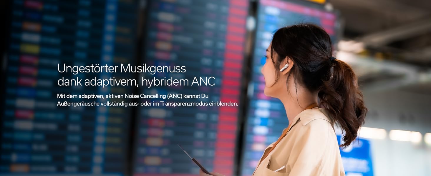 Бездротові навушники Denon AH-C500W True Wireless - білі (з мікрофоном, без активного шумозаглушення)