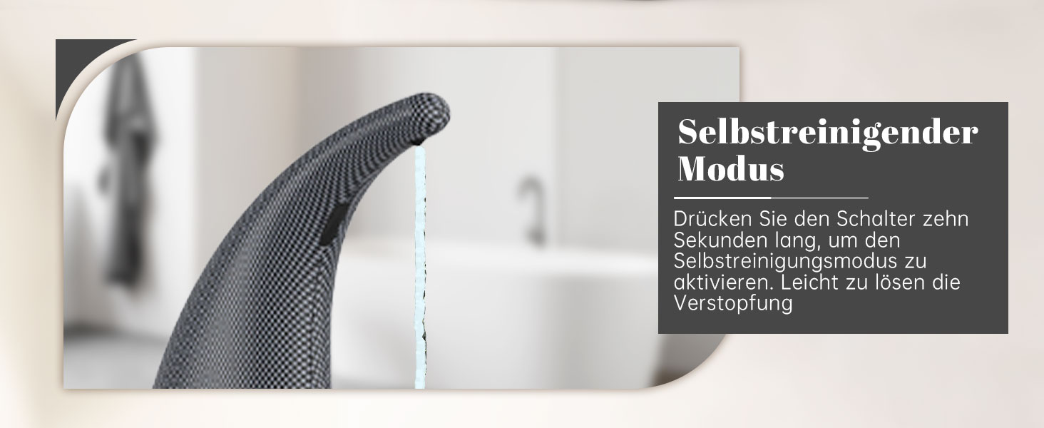 Greatmay Automatic Touchless Soap Dispenser - 300ml Electric Battery Operated with 4 Adjustable Levels - IPX6 Waterproof for Bathroom, Kitchen