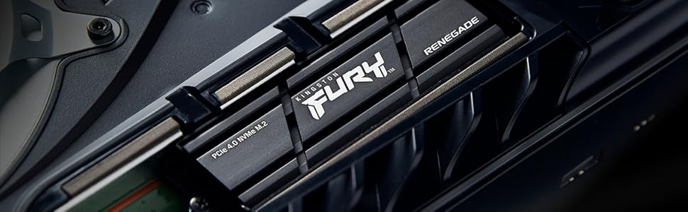 SSD Kingston FURY Renegade 500GB PCIe 4.0 M.2 NVMe з радіатором для геймерів та ентузіастів