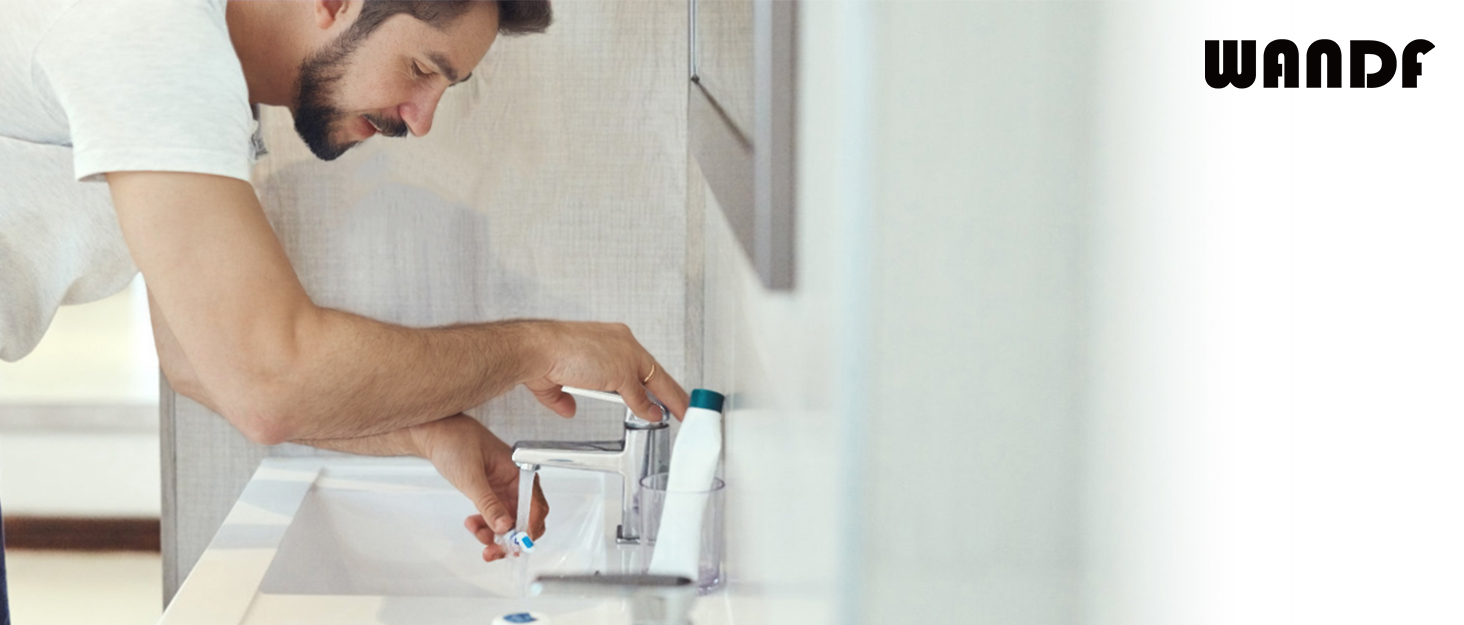 Чоловіча дорожня косметичка WANDF з канвасу, водонепроникна, зелена