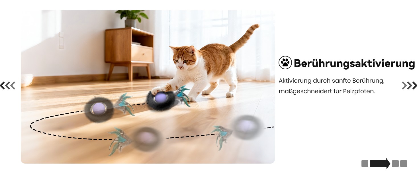 Інтерактивне іграшкове м'ячик для котів з лабіринтом та пір'ям, автоматичне ігровий набір, мисливська іграшка для котів, подарунок для кота