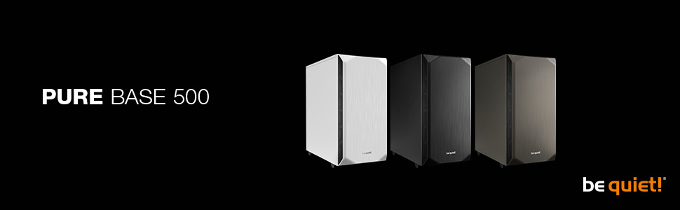Корпус для ПК be quiet! Pure Base 500 White, 2x 140мм вентилятори Pure Wings 2, підтримка радіаторів до 360мм, білий