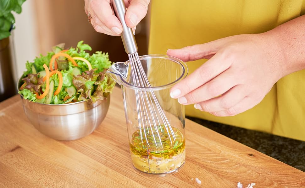 Віск RÖSLE з нержавіючої сталі 18/10, сріблястий (27 см), з зручною ручкою та петлею для підвішування, придатний для миття в посудомийній машині