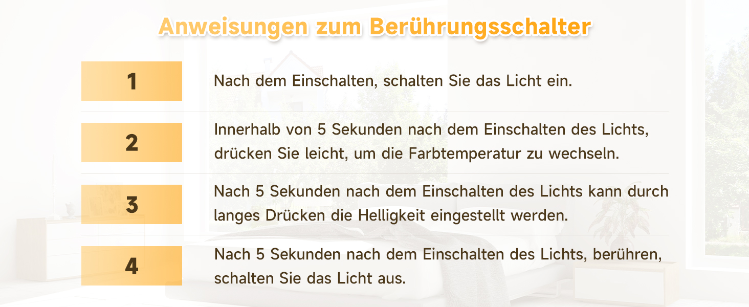 Дзеркало для ванної кімнати SONNI з LED-підсвічуванням, 100 x 60 см, антизапарник, IP44, сенсорне керування, 3 кольори світла