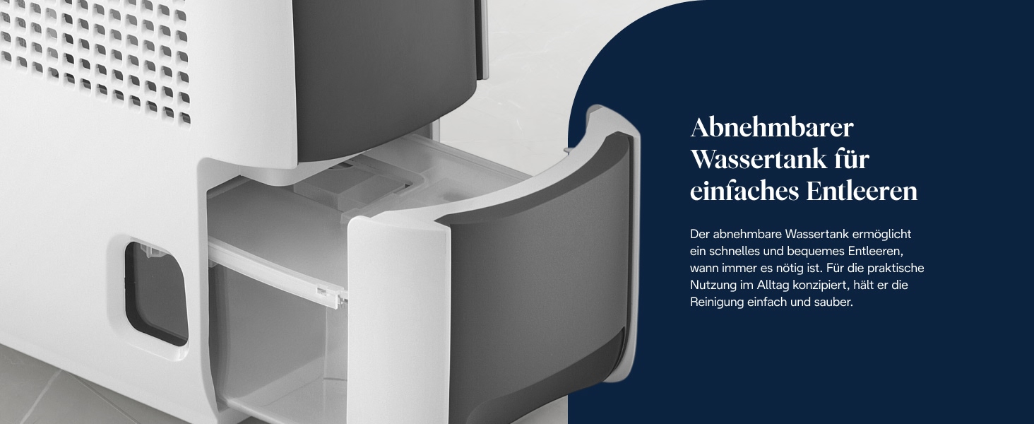 Зволожувач повітря De'Longhi Tasciugo AriaDry Light - портативний, з іонізатором, 16л/день, сушка білизни, сірий (DNS65)