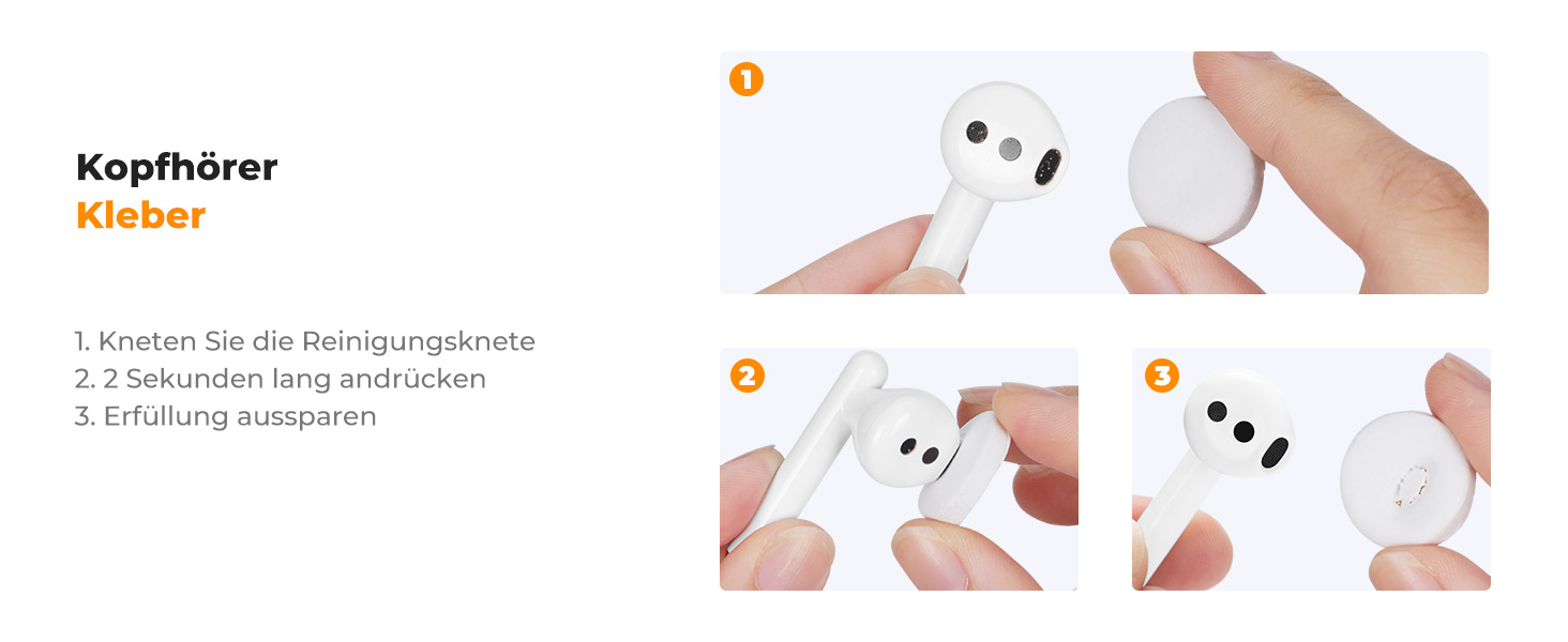 Набір для чищення K&F CONCEPT: мобільні телефони, навушники, AirPods, iPad та iPhone