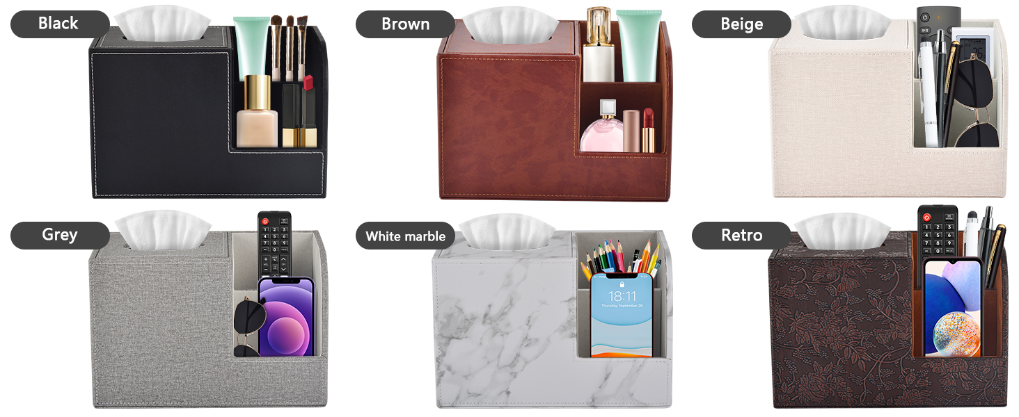 Організатор для серветок з шкіри, коробка для тканинних серветок, квадратна модель, тримач з пультом дистанційного керування, для ванної кімнати, авто, офісу, декору, бежевий