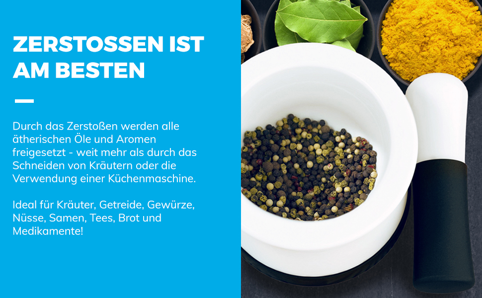 Набір для стукання (толкушки) EZ-Grip з червоного силікону та порцеляни, 11.5 см