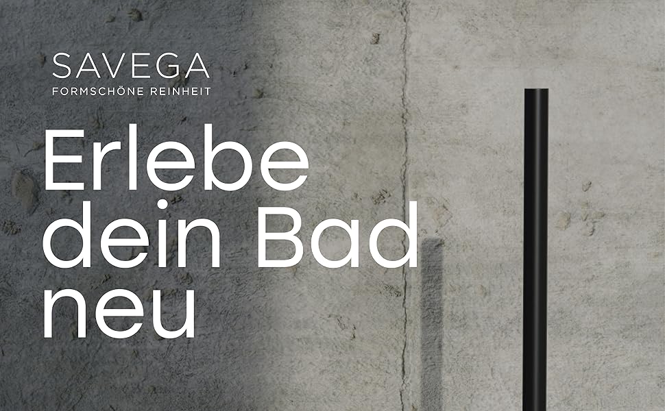 Набір для туалету Savega: щітка для унітазу з нержавіючої сталі та силікону з антибактеріальною насадкою та тримачем (чорний)