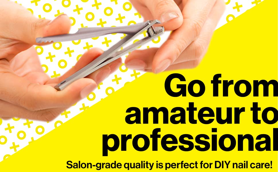 Набір ножиць для нігтів Harperton Klipit (для рук та ніг) з нержавіючої сталі, сріблястий, унісекс