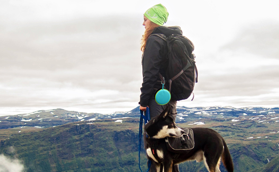 Складана миска для собак KALLAK: дорожня та звичайна, для корму та води, для маленьких та великих собак