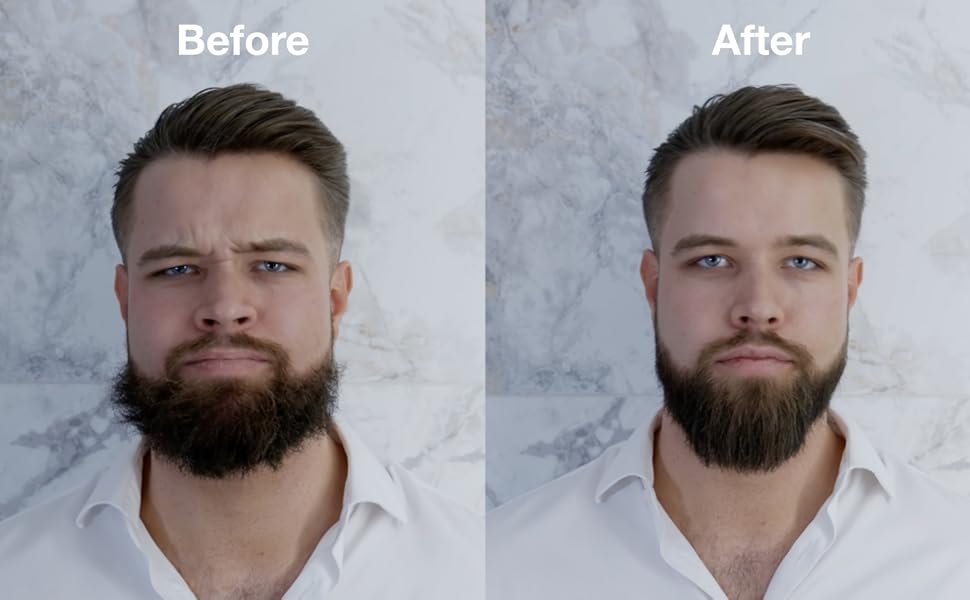 Odenson Beard Forger: Бездротова нагрівальна щітка для бороди – 4 температурні режими, портативна, акумуляторна