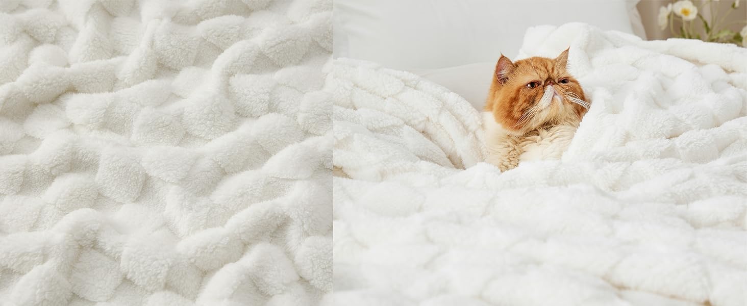 BEDSURE Плед пухнастий, флісовий та вовняний, для дивану, з візерунком шахової дошки, м'який та теплий, для декору кімнати, плед для відпочинку, світло-коричневий, 130 x 170 см