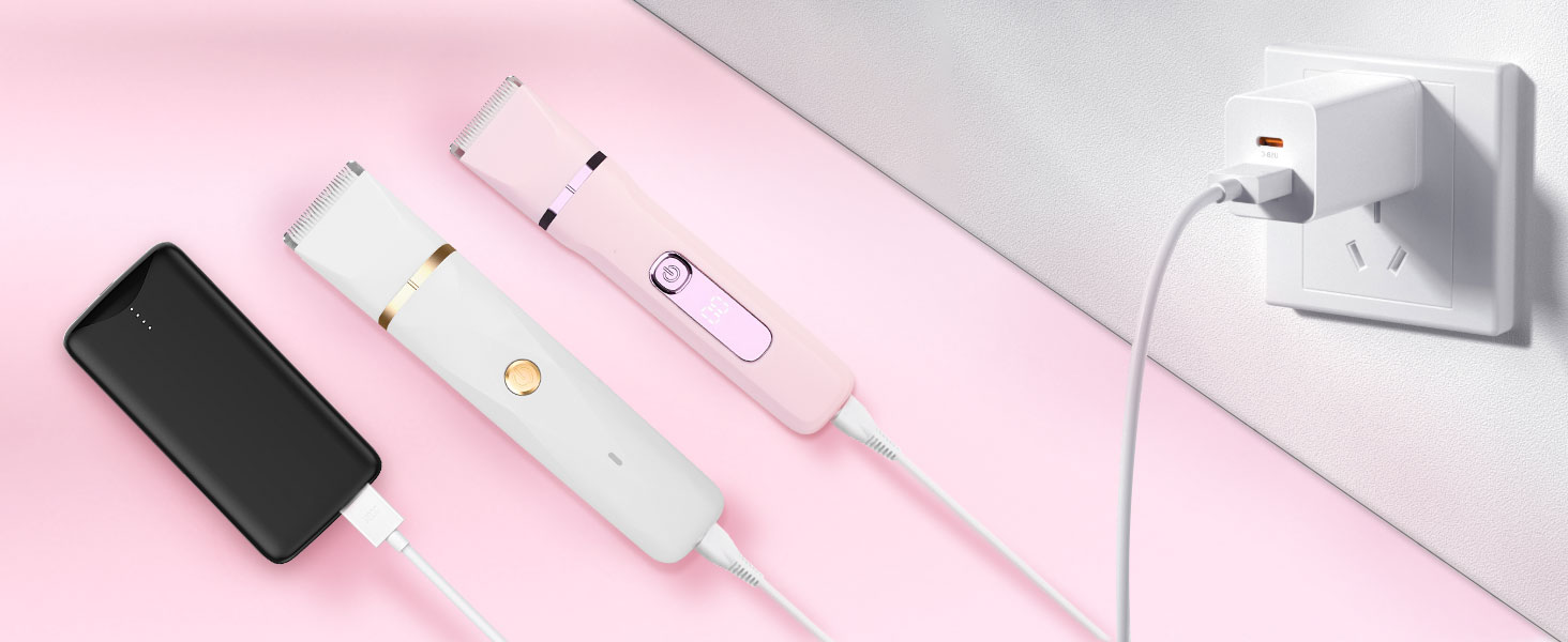 Електричний жіночий тример 3-в-1 MIFXIN для бікіні, тіла, обличчя. Вологостійкий IPX6. У комплекті: тример, епілятор, бритва. (Лідний/Рожевий)