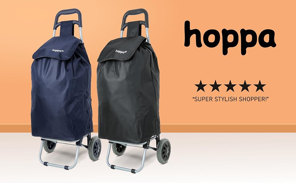 Тролей для покупок Hoppa Leichter, 57 л, модель 2024, міцний та складаний, для котів та собак