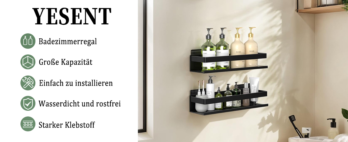 Алюмінієвий кухонний органайзер для ванної кімнати, 30 см, 2 шт., настінний, самоклеючий, 2 яруси