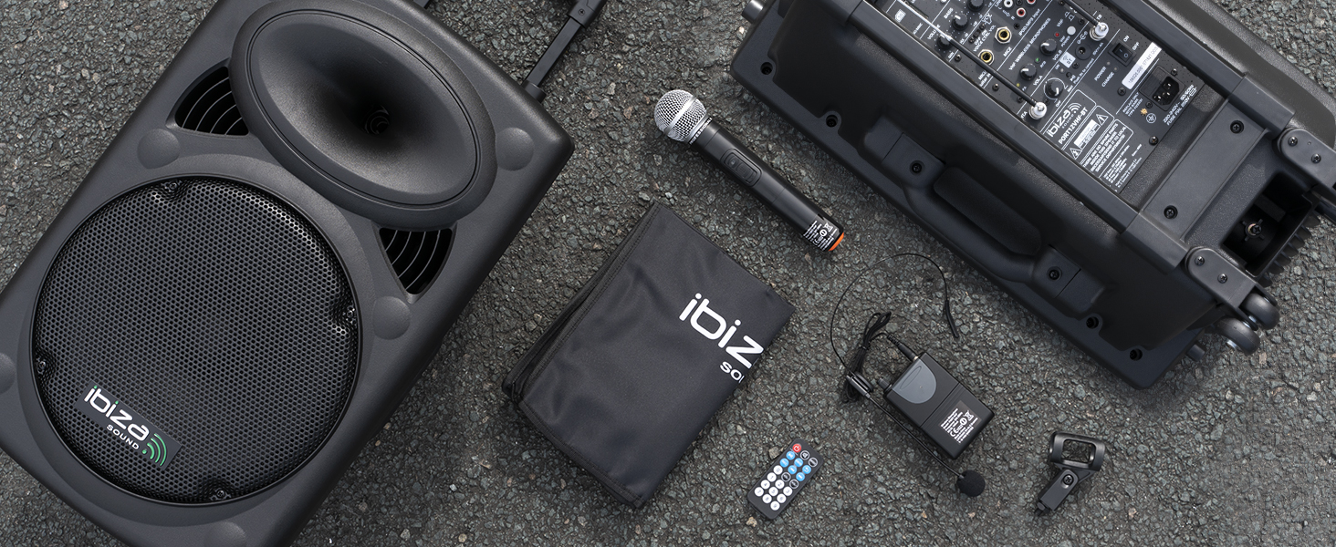 Портативна акустика Ibiza PORT12VHF-BT 12