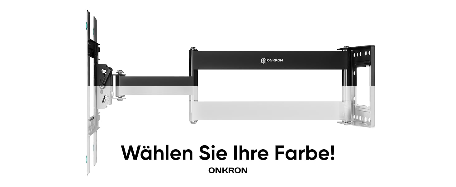 Кронштейн для телевізора ONKRON M7L-B: поворотний, для телевізорів 40-75 дюймів, до 68 кг, VESA 600x400, чорний