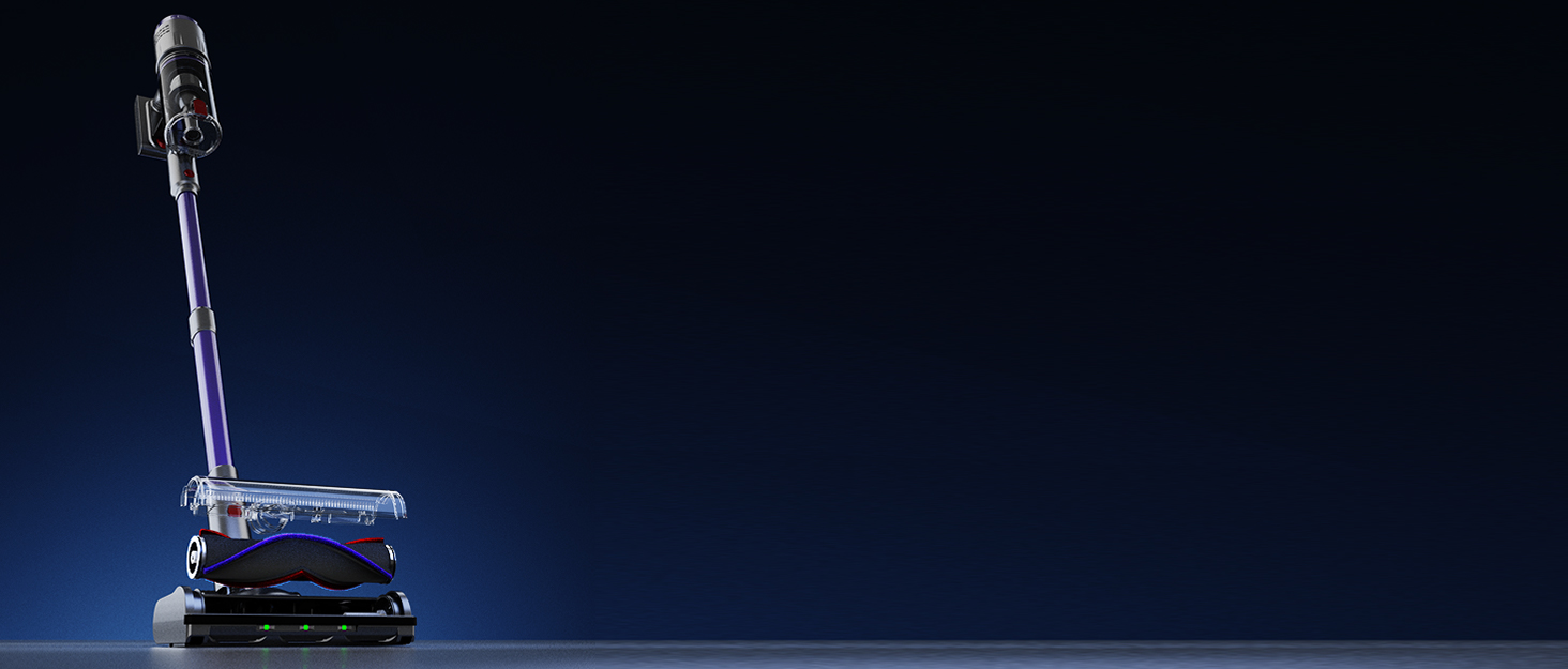 Бездротовий акумуляторний пилосос NOVAX T80 Flex: потужність 600W, 58000Pa, час роботи 75 хвилин, міні-насадка FurTornado™, гнучке з'єднання, самостійна підставка, для килима, твердих поверхонь, шерсті тварин, щітка від кліщів.