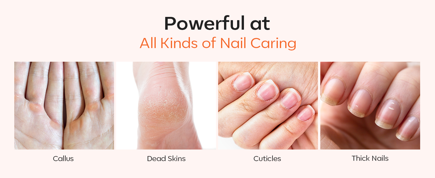 Бездротовий набір фрезер для нігтів Modelones 13 в 1: манікюр, педикюр, LED, 25000 об/хв