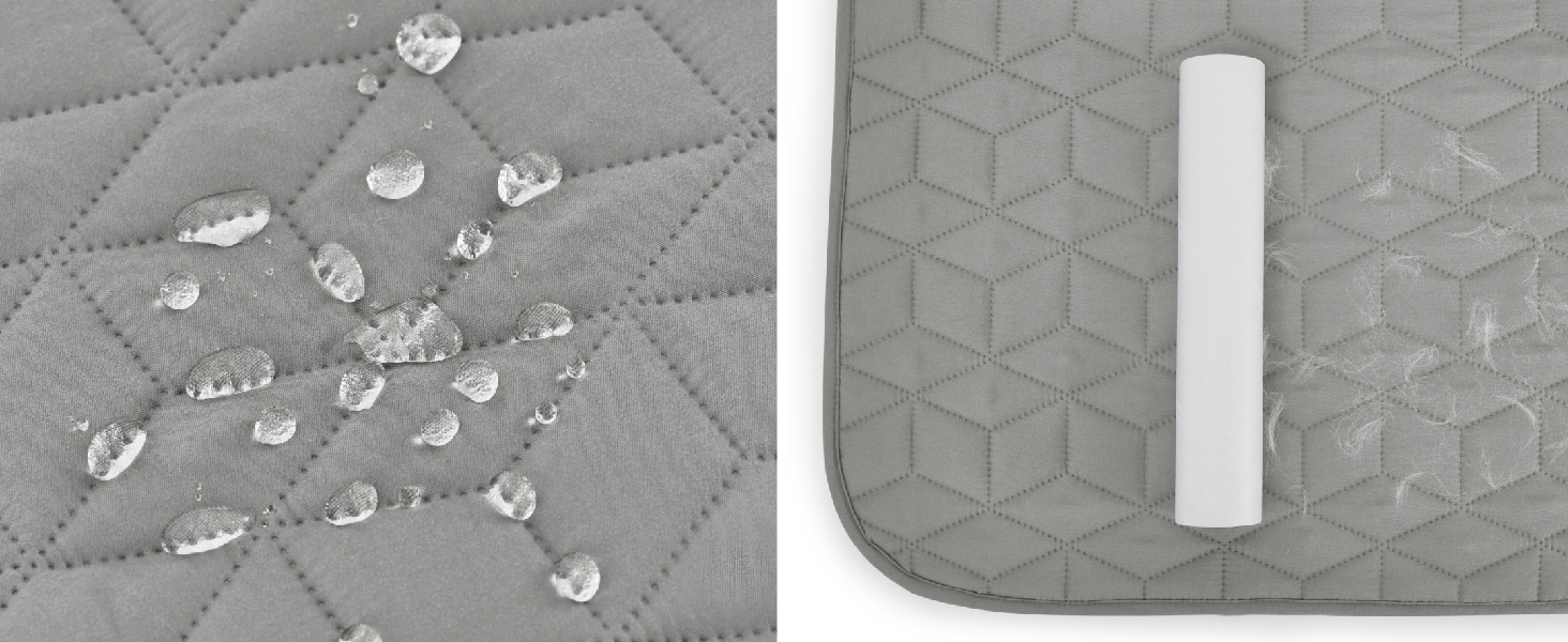 Водонепроникний плед для собак Bedsure, 76 x 182 см, антиковзаюча підкладка, м'який, зносостійкий, для захисту диванів та ліжок (Dunkelgrau)