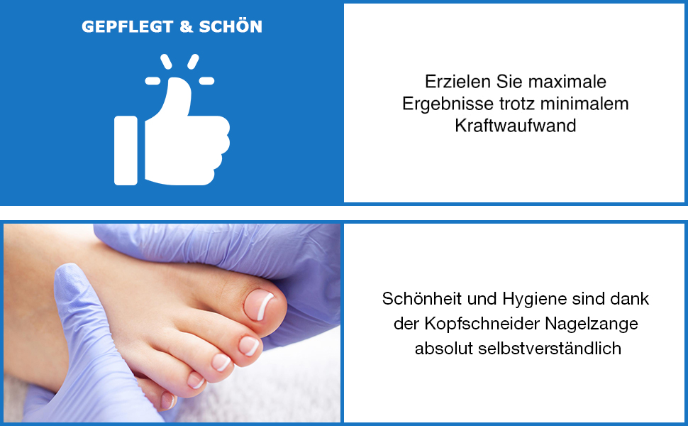 Професійний кусачки для нігтів SMI (2 шт.) для врослих та товстих нігтів, нержавіюча сталь, з чохлом для педикюру