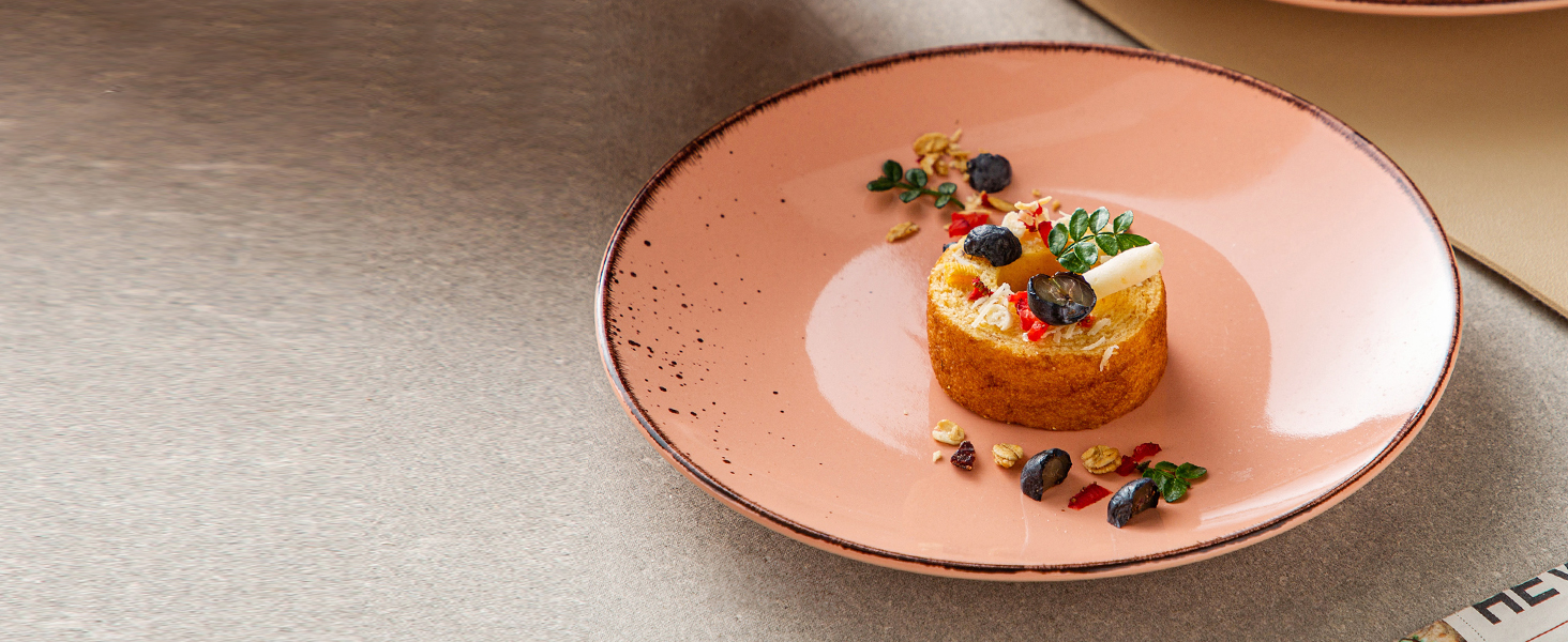 Сервіз Vancasso Serie Navia Teller, 32 елементи, на 8 осіб, сучасний дизайн, багатобарвний, набір 16 тарілок