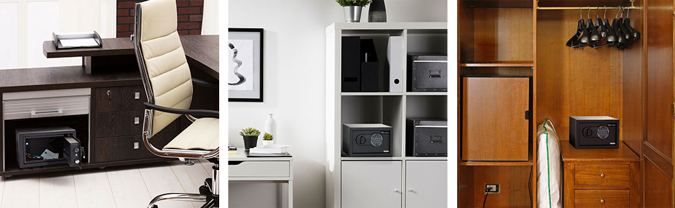 Офісний сейф Tresor COMPACT III з цифровим замком, 8.5 л, сталевий, чорний, 20x31x20 см