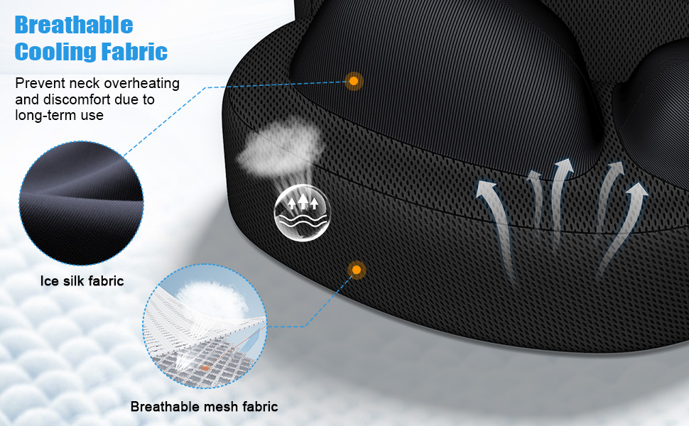 Подушка для шиї JINXIA: М'яка версія з memory foam для подорожей (літак, авто, поїзд, офіс)