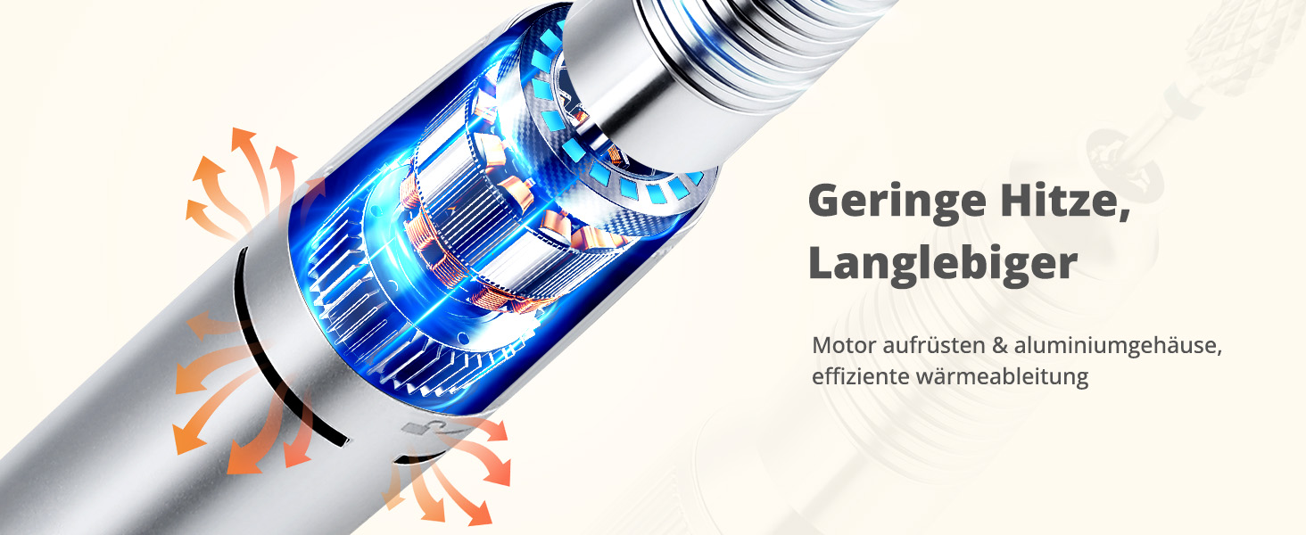 Електричний фрезер для нігтів з педаллю, 45000 об/хв, 45 режимів, LCD дисплей, F/R, для гелю та акрилу