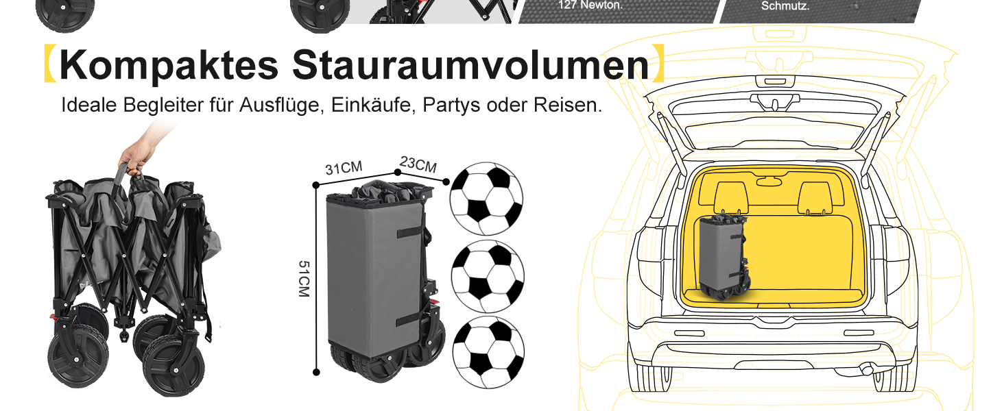 Візок-садок Sekey XXL Plus 200L, 200кг, гальма, широкі колеса, алюміній, антрацит