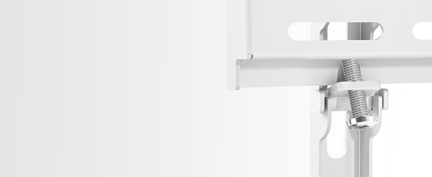 Підставка для телевізора RFIVER мобільна з роликами, біла, 32-65 дюймів, з поличкою, регульована висота та нахил, до 40 кг, VESA 400x400 мм