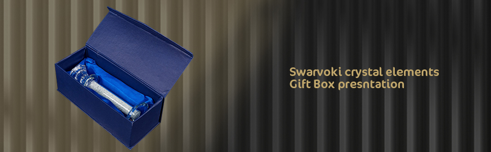 Набір свічників London Boutique, 2 шт, кришталева лотос, декор-подарунок зі Swarovski, подарункова коробка
