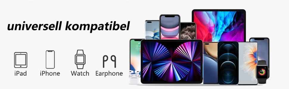 Багатопортова USB зарядка POANES 25W, 4 порти для iPhone, Samsung, LG, Huawei та інших (чорний)