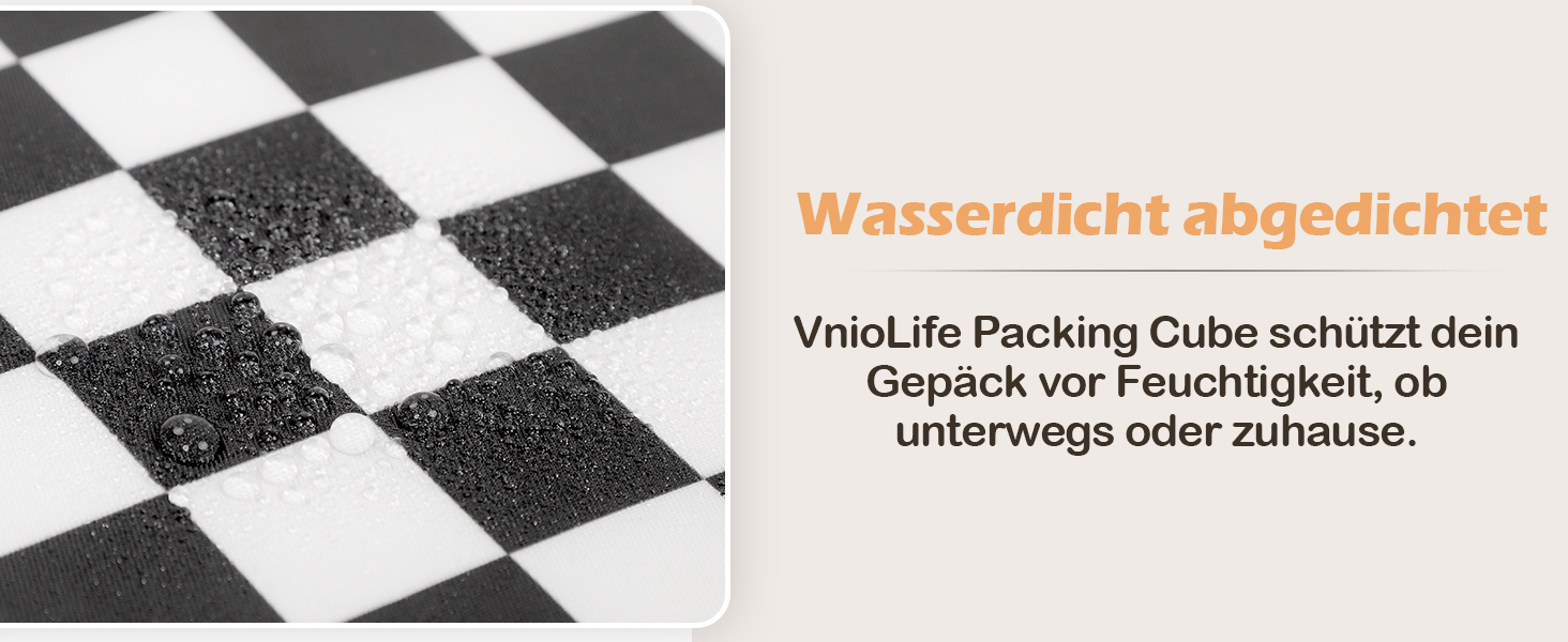 Набори для організації багажу VnioLife: 8 шт. Компресійні куби для подорожей, сумки-органайзери для валізи, рюкзака (Блакитний)