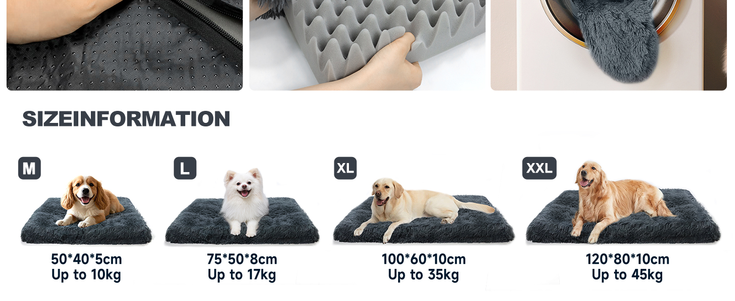 Крісло-лежанка для собак MDDK, 75x50x8 см, сірий, м'яке, миється