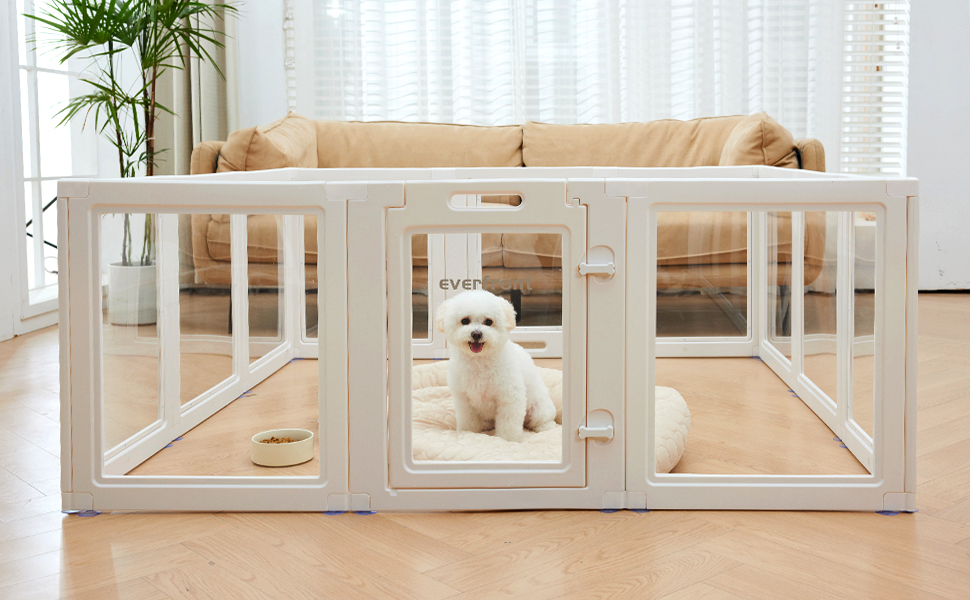 Клітка для цуценят Klarer Acrylplastik: простір для ігор для собак, котів та кроликів, легка збірка, 60 см, 8 шт.