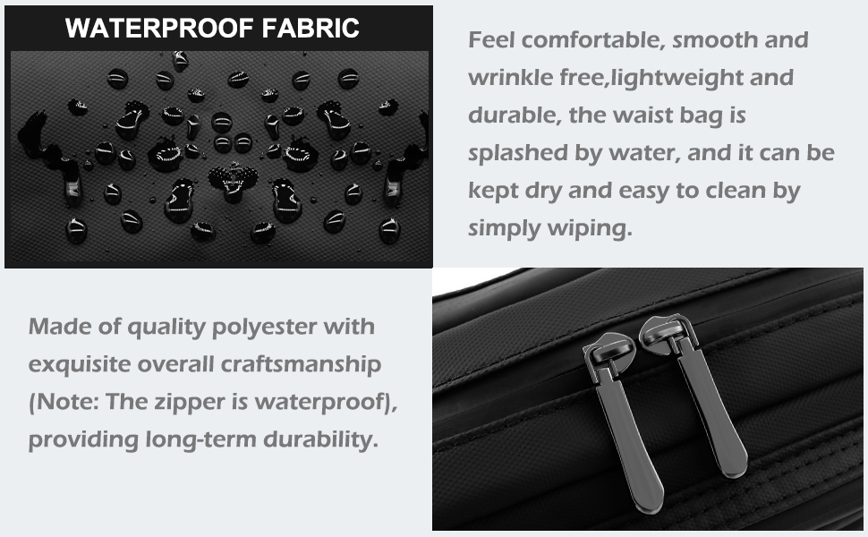 Жіноча поясна сумка-рюкзак, водонепроникна, для телефону, спортивна, для активного відпочинку, подорожей, прогулянок з собакою (чорна)