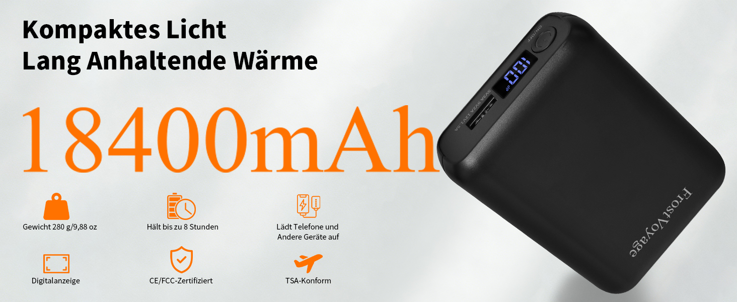 Обогрівальна куртка для чоловіків та жінок з Powerbank 18400 mAh, 10 зон обігріву, флісова куртка з акумулятором, тепла зимова куртка з обігрівом, L