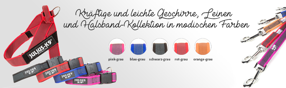 Шлейка Julius-K9 IDC® Color & Gray® чорно-сіра S / Mini