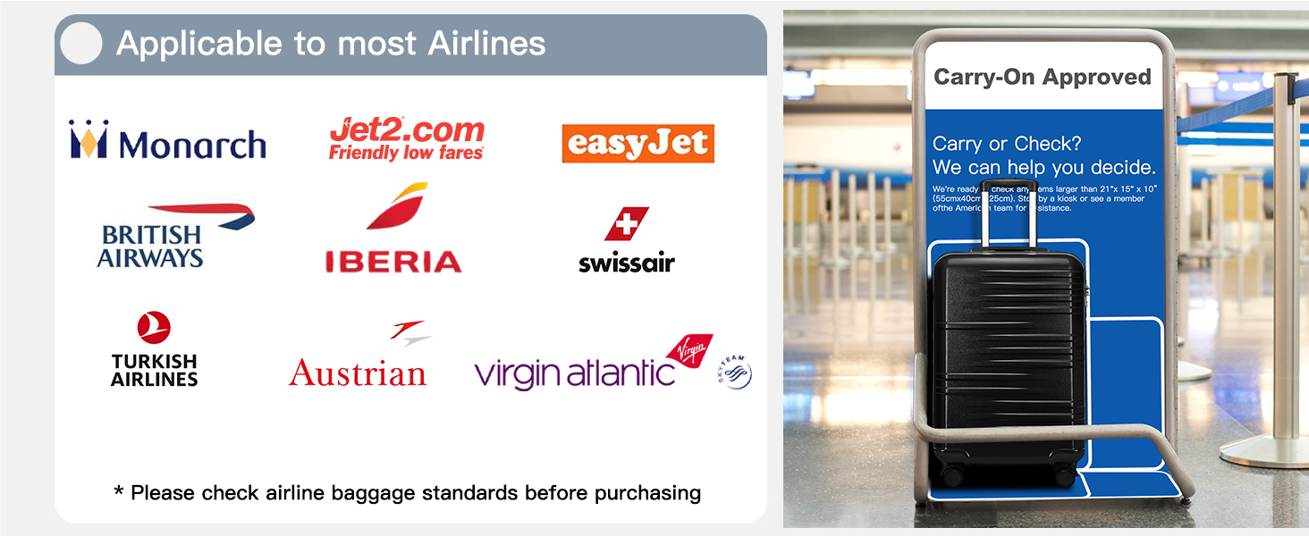 Чемодан ручної опішки British Traveller, середній, 64*43*26.5 см, з TSA-замком, ABS+PC, 24'+28' (Чорний)