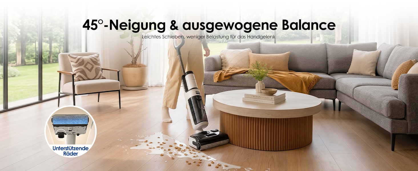 Вертикальний миючий пилосос Tineco Floor One Stretch S6 з функцією самоочищення