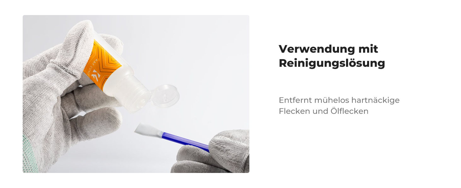 Набір для чищення об'єктивів K&F Concept: для фотоапаратів, фільтрів, телефонів. З Lenspen, пензликом, помпою, мікрофіброю та рідиною для чищення (2-в-1).