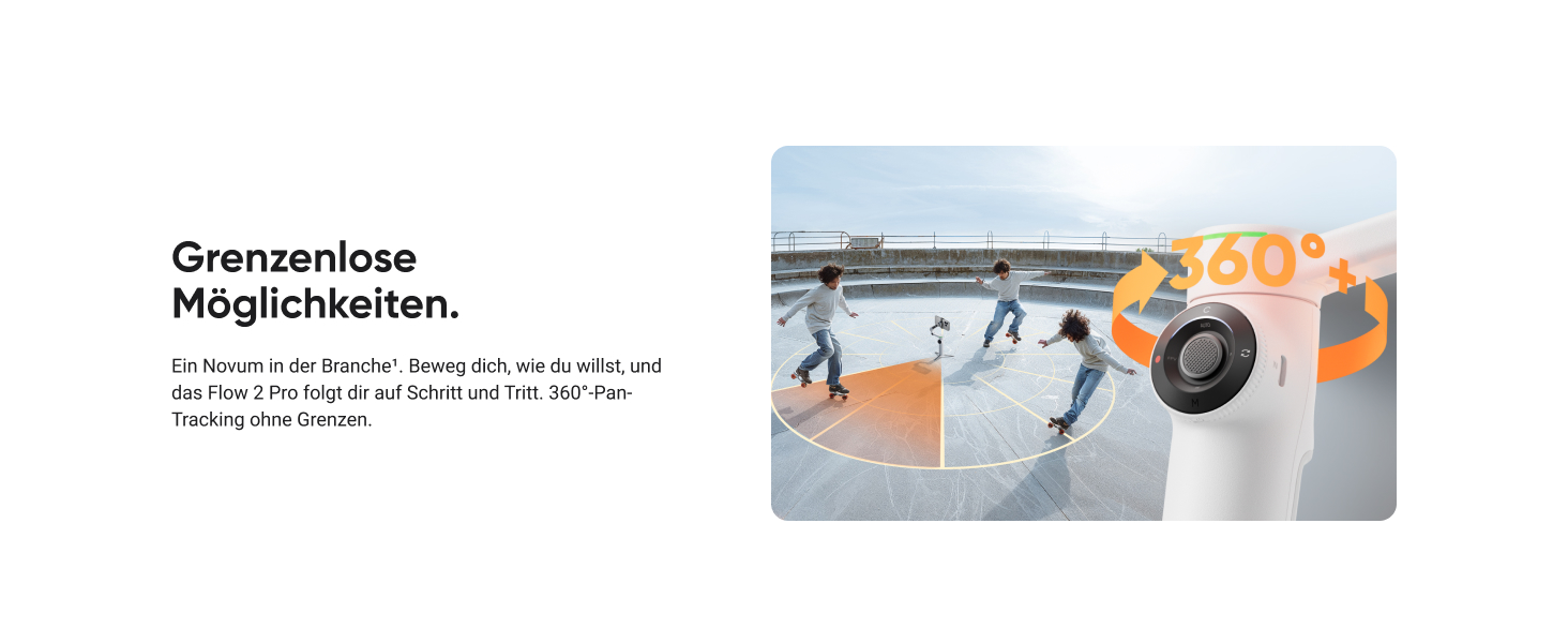 Insta360 Flow 2 Pro Gray – Професійний гіростабілізатор для смартфона з Apple DockKit, AI-tracking, інтегроване штатив/селфі-стік, для мобільного влогінгу та подорожей, сірий колір