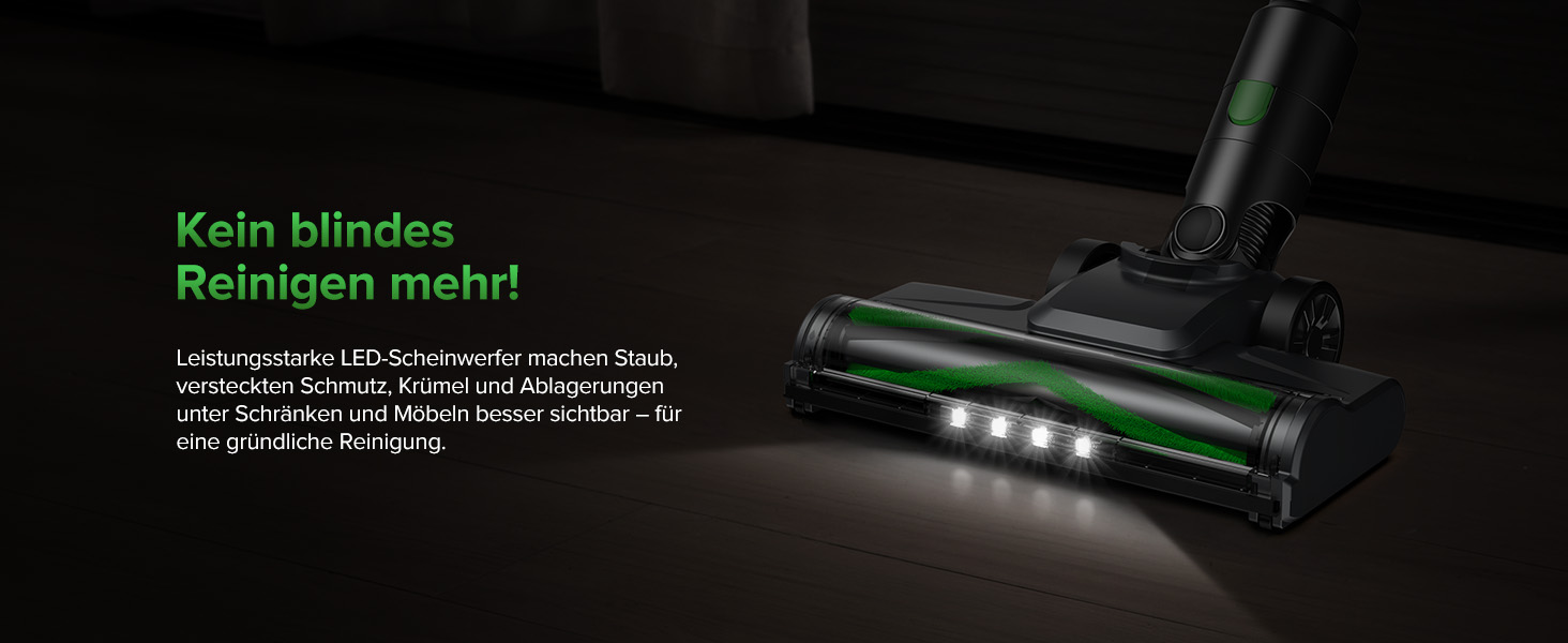 Бездротовий акумуляторний пилосос Vexilar V9PRO, 500W, 45Kpa, 60 хвилин роботи, LED дисплей, для твердих поверхонь, килимів та шерсті тварин