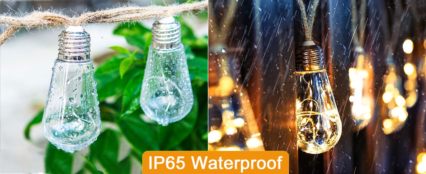 LED гірлянда Redefun 9м, 16 лампочок, зовнішня та внутрішня, 8 режимів, таймер, для декору саду, балкону, вечірки, весілля, з вилкою